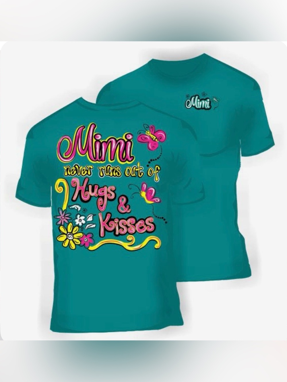NEW Women’s Small Mimi Never Runs Out Of Hugs & Kisses Simply Southerns T-Shirt